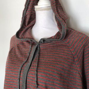 Eileen Fisher Petite knit short sleeve hoodie.